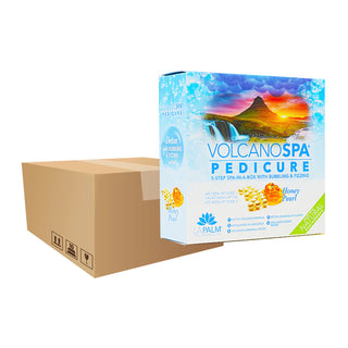 Volcano Spa - Case of 36 Pedi a Box (6 step) - Honey Pearl