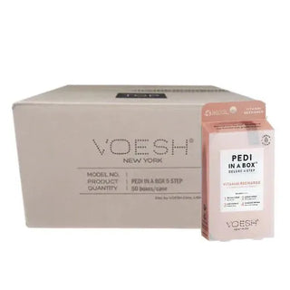 VOESH 4 In 1 Pedibox Case of 50 Pedi A Box - Vitamin Recharge