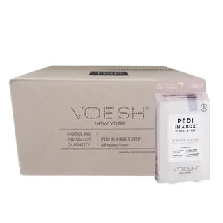 VOESH 4 In 1 Pedibox Case of 50 Pedi A Box - Jasmine Soothe