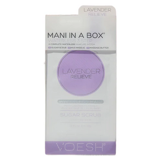 Voesh 3 Step Mani In a Box Waterless 3 Step - Lavender Relieve