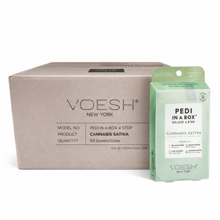 VOESH 4 In 1 Pedibox Case of 50 Pedi A Box - Cannabis Sativa