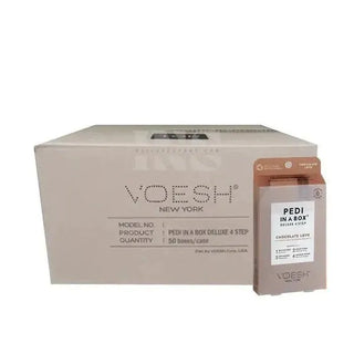VOESH 4 In 1 Pedibox Case of 50 Pedi A Box - Chocolate Love