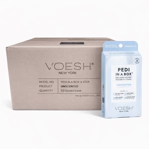 VOESH 4 In 1 Pedibox Case of 50 Pedi A Box - Unscented