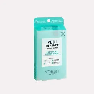 VOESH 4 In 1 Pedibox Case of 50 Pedi A Box - Eucalyptus Energy Boost