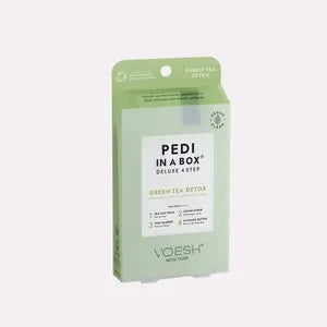 VOESH 4 In 1 Pedibox Case of 50 Pedi A Box - Green Tea Detox