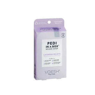 VOESH 4 In 1 Pedibox Case of 50 Pedi A Box - Lavender Relieve