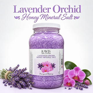 LAVIS - Lavender Orchid Honey Mineral Salt - 1 gallon