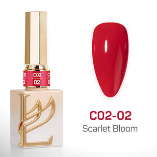 LAVIS C02 (Ver2) - 02 - Gel Polish 0.5 oz - Scarlet Bloom Collection - DTK Nail Supply