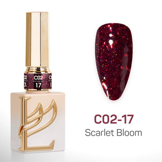 LAVIS C02 (Ver2) - 17 - Gel Polish 0.5 oz - Scarlet Bloom Collection - DTK Nail Supply