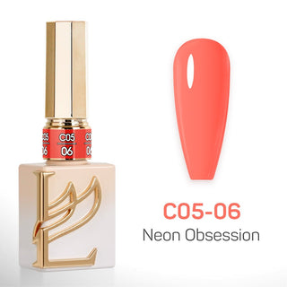LAVIS C05 - 06 - Gel Polish 0.5 oz - Neon Obsession Collection - DTK Nail Supply