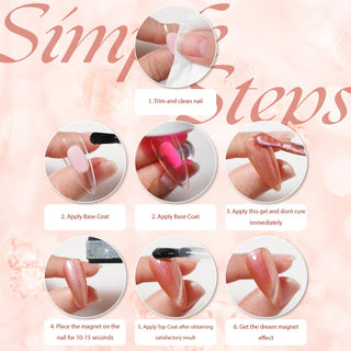 Lavis Cat Eyes CE12 (Ver2) - Set 12 Colors - Gel Polish 0.5 oz - Crimson Frost Collection - DTK Nail Supply