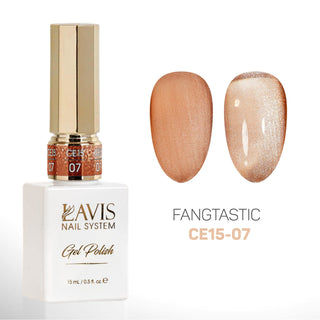 LAVIS Cat Eyes CE15 - Set 12 Colors - Gel Polish 0.5 oz - Fangtastic Collection - DTK Nail Supply