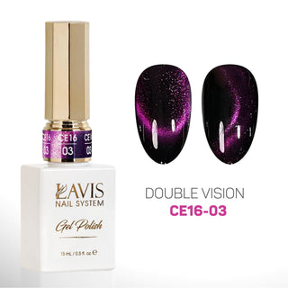 LAVIS Cat Eyes CE16 - Set 12 - Gel Polish 0.5 oz - Double Vision Collection - DTK Nail Supply