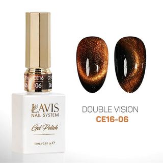 LAVIS Cat Eyes CE16 - Set 12 - Gel Polish 0.5 oz - Double Vision Collection - DTK Nail Supply