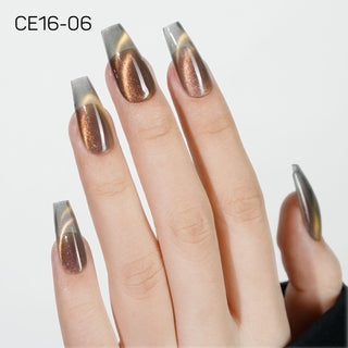 LAVIS Cat Eyes CE16 - Set 12 - Gel Polish 0.5 oz - Double Vision Collection - DTK Nail Supply