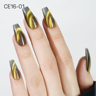 LAVIS Cat Eyes CE16 - Set 12 - Gel Polish 0.5 oz - Double Vision Collection - DTK Nail Supply
