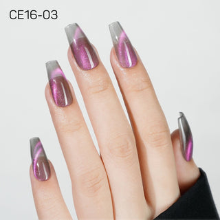 LAVIS Cat Eyes CE16 - Set 12 - Gel Polish 0.5 oz - Double Vision Collection - DTK Nail Supply