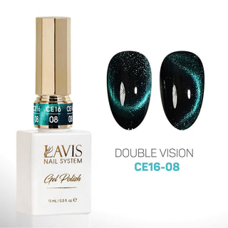 LAVIS Cat Eyes CE16 - Set 12 - Gel Polish 0.5 oz - Double Vision Collection - DTK Nail Supply