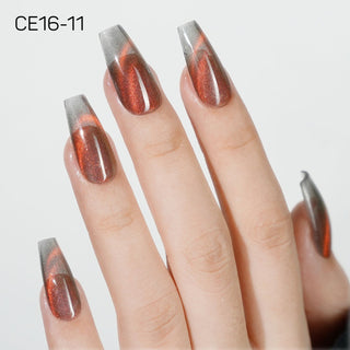 LAVIS Cat Eyes CE16 - Set 12 - Gel Polish 0.5 oz - Double Vision Collection - DTK Nail Supply