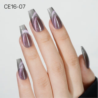LAVIS Cat Eyes CE16 - Set 12 - Gel Polish 0.5 oz - Double Vision Collection - DTK Nail Supply