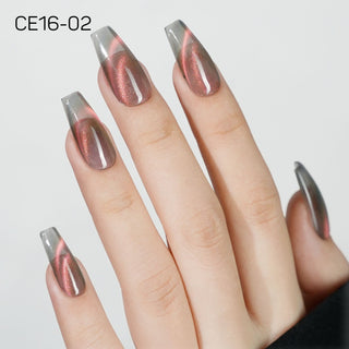 LAVIS Cat Eyes CE16 - Set 12 - Gel Polish 0.5 oz - Double Vision Collection - DTK Nail Supply