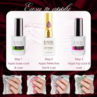 LAVIS Cat Eyes CE2 - Gel Polish 0.5 oz - Under The Sea Collection - DTK Nail Supply