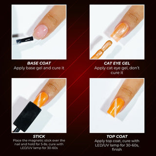 LAVIS Cat Eyes CE3 - Gel Polish 0.5 oz - Tropical Candy Collection - DTK Nail Supply