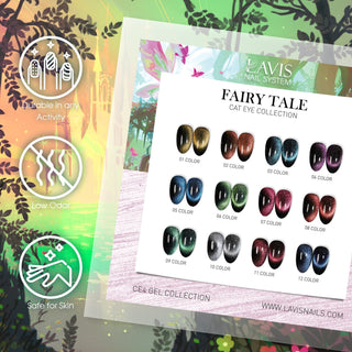 LAVIS Cat Eyes CE4 - Gel Polish 0.5 oz - Fairy Tale Collection - DTK Nail Supply