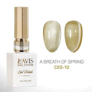 LAVIS Cat Eyes CE5 (Ver2) - Set 12 Gel Polish 0.5 oz - A Breath Of Spring Collection - DTK Nail Supply