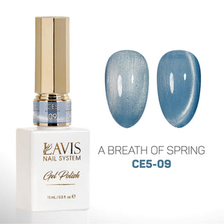 LAVIS Cat Eyes CE5 (Ver2) - Set 12 Gel Polish 0.5 oz - A Breath Of Spring Collection - DTK Nail Supply