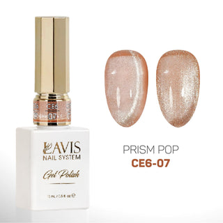 LAVIS Cat Eyes CE6 - Set 12 Colors (Ver2) - Gel Polish 0.5 oz - Prism Pop Collection - DTK Nail Supply