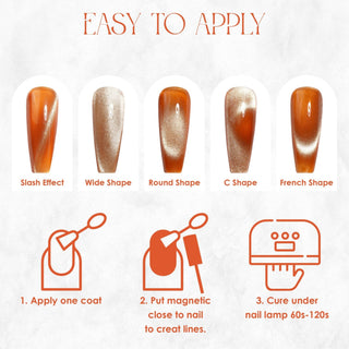 LAVIS Cat Eyes CE7 - Gel Polish 0.5 oz - VILLIAIN ERA Collection - DTK Nail Supply