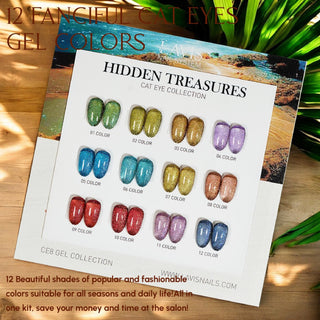 LAVIS Cat Eyes CE8 - Gel Polish 0.5 oz - Hidden Treasures Collection - DTK Nail Supply