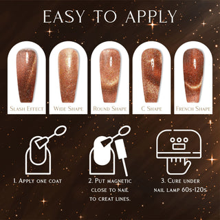 LAVIS Cat Eyes CE8 - Gel Polish 0.5 oz - Hidden Treasures Collection - DTK Nail Supply