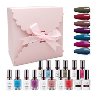 LAVIS Holiday Gift Bundle Set 20: 7 Gel & Lacquer, 1 Base Gel, 1 Top Gel - 048; 049; 050; 057; 052; 053; 054 - DTK Nail Supply