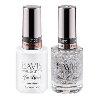 LAVIS Holiday Gift Bundle Set 21: 7 Gel & Lacquer, 1 Base Gel, 1 Top Gel - 097; 098; 099; 100; 102; 106; 107 - DTK Nail Supply