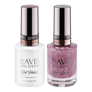 LAVIS Holiday Gift Bundle Set 21: 7 Gel & Lacquer, 1 Base Gel, 1 Top Gel - 097; 098; 099; 100; 102; 106; 107 - DTK Nail Supply