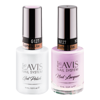 LAVIS Holiday Gift Bundle Set 3: 7 Gel & Lacquer, 1 Base Gel, 1 Top Gel - 145; 150; 115; 125; 147; 127; 128 - DTK Nail Supply