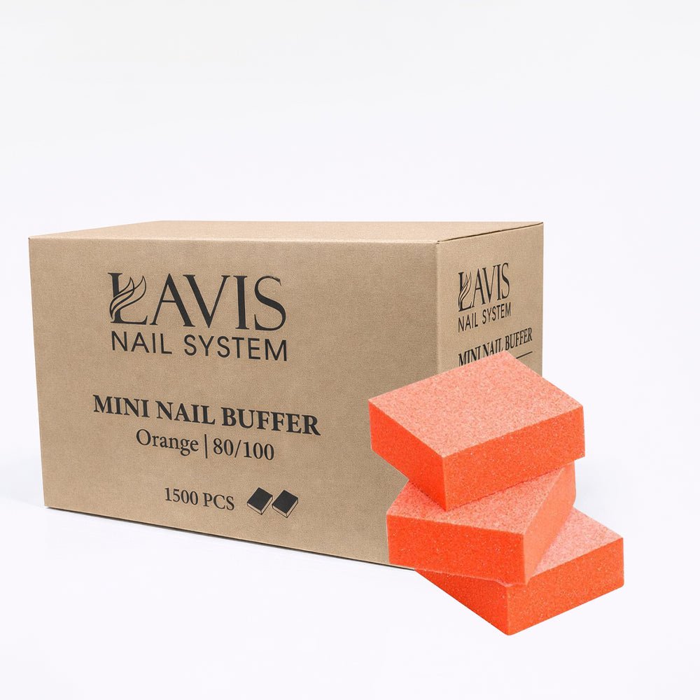 LAVIS Mini Nail Buffer 80/100 - 1500pcs Bulk – ND Nails Supply