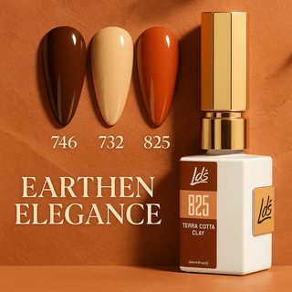 LDS Color Craze Gel Nail Polish - Set 3 Colors - Coffee Toffee Set - DTK Nail Supply