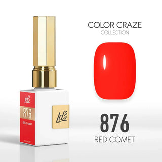 LDS Color Craze Gel Set - Classic Red - 876, 842, 932 - DTK Nail Supply