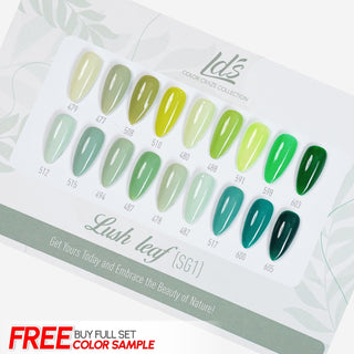 LDS Set 18 Colors - SG1 Lush leaf Collection - 0.5oz - DTK Nail Supply