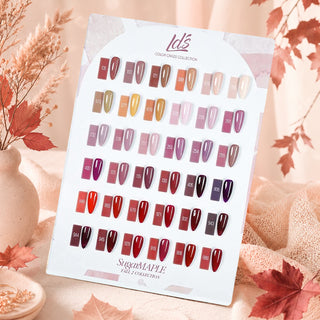 LDS Color Craze - Set 36 Colors - Gel Polish 0.5oz - Sugar Maple Collection