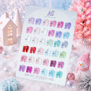 LDS Color Craze - Set 36 Colors - Gel Polish 0.5oz - Winter 3 Wonderland Collection