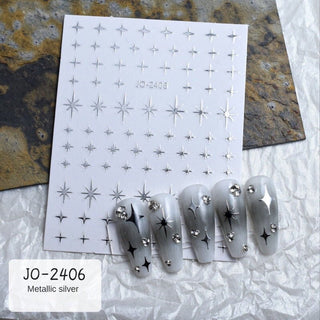 Nail Art Stickers JO - 2406 S - DTK Nail Supply