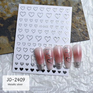Nail Art Stickers JO - 2409 S - DTK Nail Supply