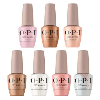 OPI GELevate 4 - In - 1 Builder Gel Collection - Set 7 Colors - DTK Nail Supply