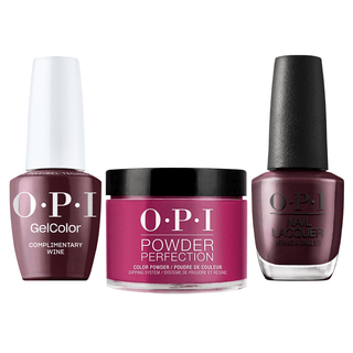 OPI Intelli 3 in 1 - MI12 Complimentary Wine - Dip, Gel & Lacquer Matching - DTK Nail Supply