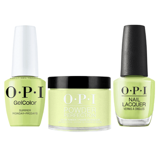 OPI Intelli 3 in 1 - P012 Summer Monday - Fridays - Dip, Gel & Lacquer Matching - DTK Nail Supply