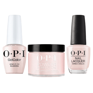 OPI Intelli 3 in 1 - T74 Stop It I'm Blushing - Dip, Gel & Lacquer Matching - DTK Nail Supply